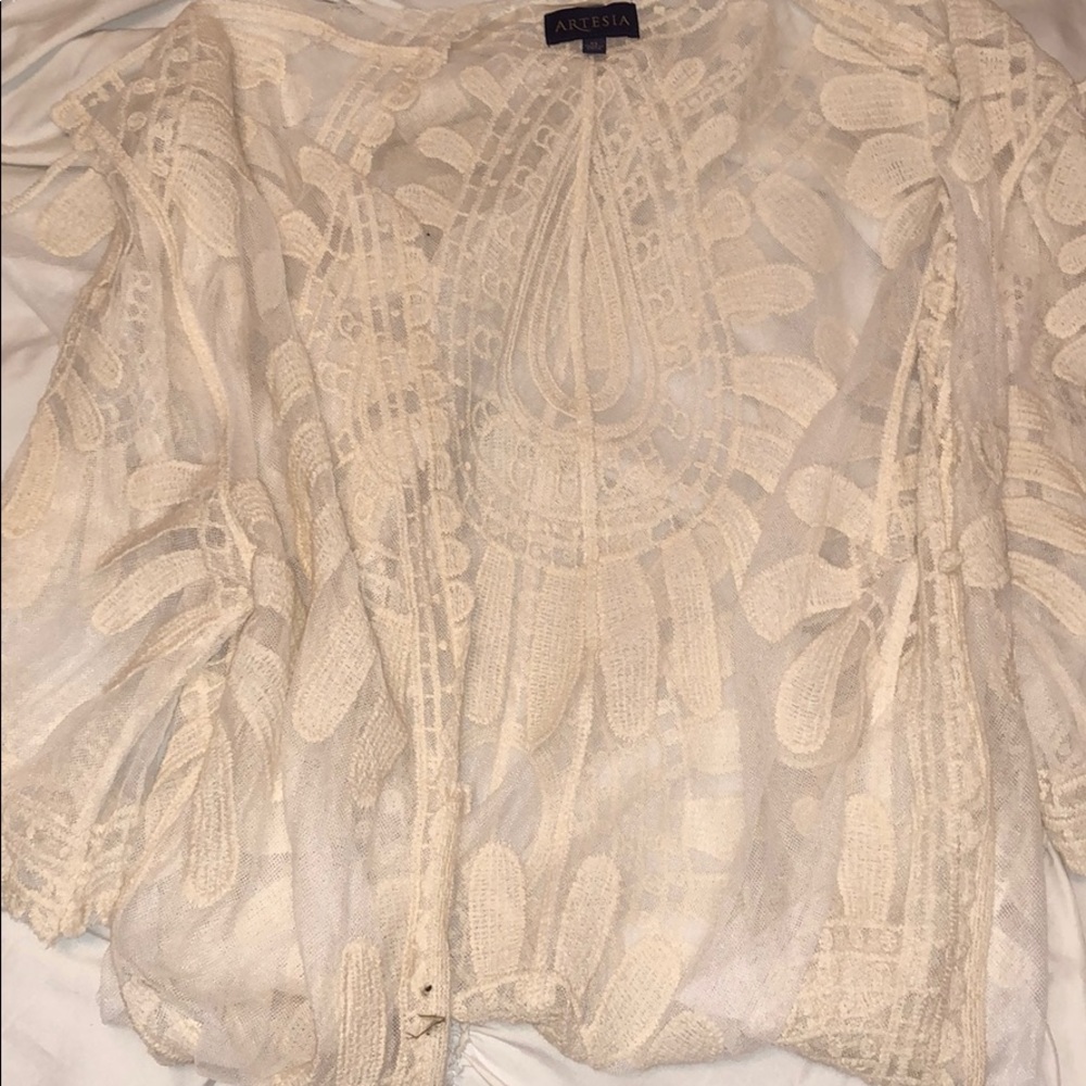 Light weight cover up/cardigan slip